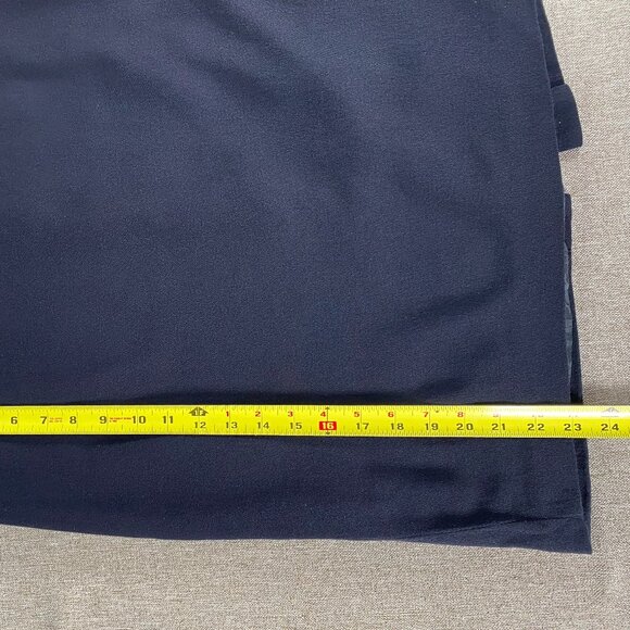 Linda Allard Ellen Tracy Wool Blend Pencil Skirt Women 14 Navy Blue Casual Korea - Picture 13 of 13